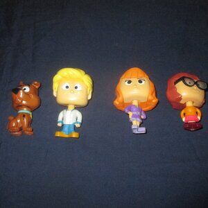Scooby Doo mystery gang Set Of 4 (of the 5) McDonald's Happy Meal Toys from 2021